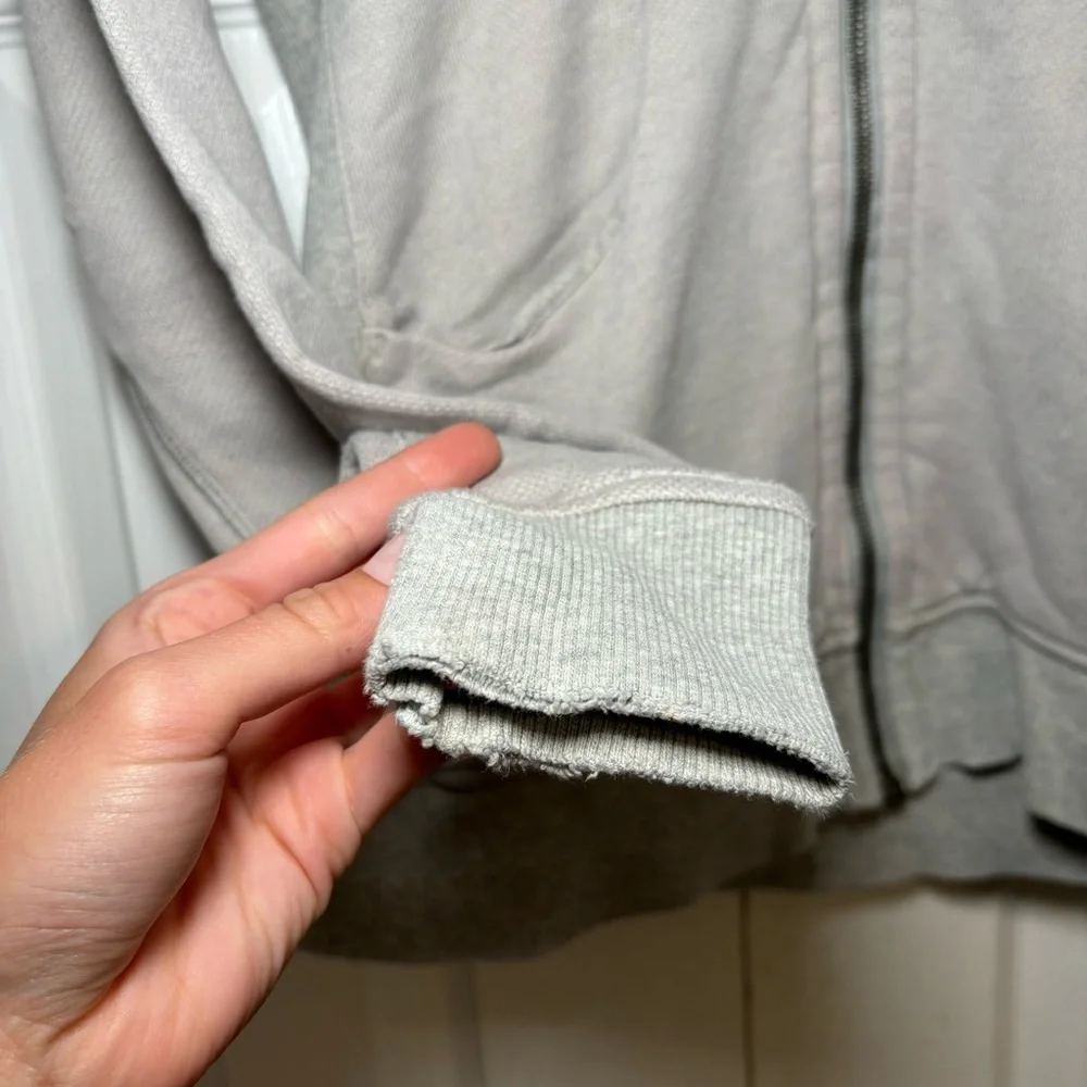 Lululemon Grey Zip Up Sweatshirt